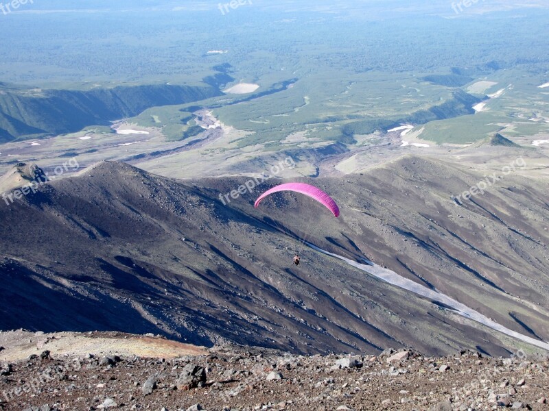 Volcano The Foot Hang Glider Wing Flight