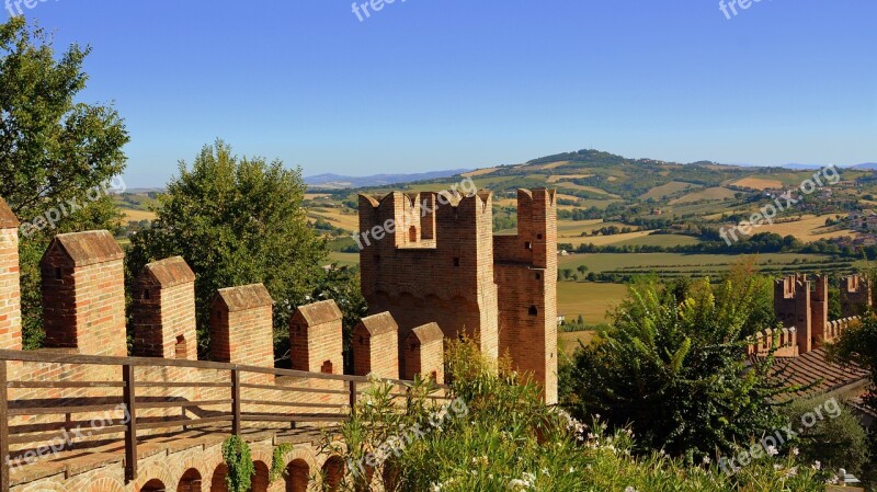 Torre Castle Gradara Italy Fortress