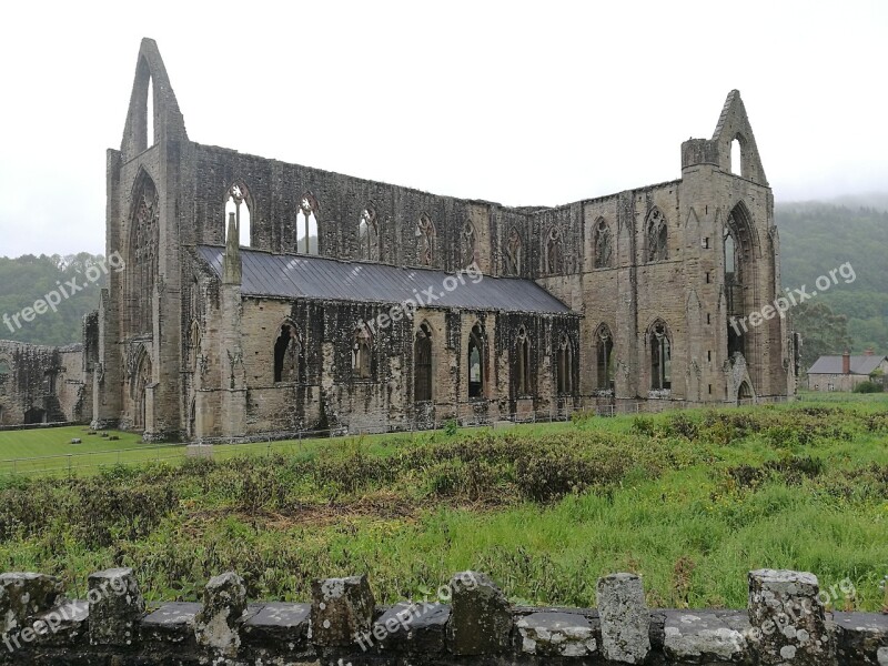 Abbey Tintern Spooky Free Photos