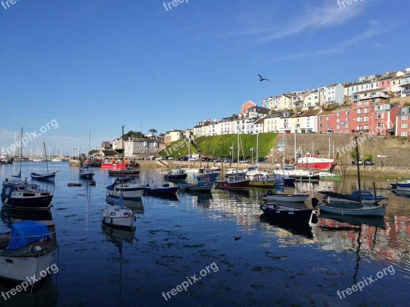 Brixham Harbour Devon Fishing Boat