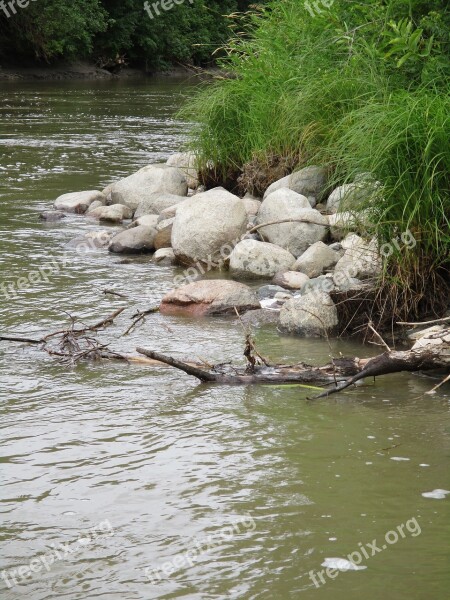 Outside Rocks River Mud Free Photos