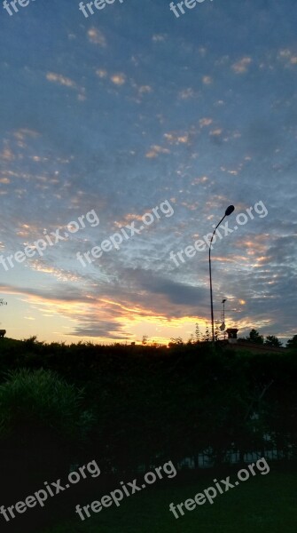 Sky Sunset Clouds Sunset Colors Atmosphere