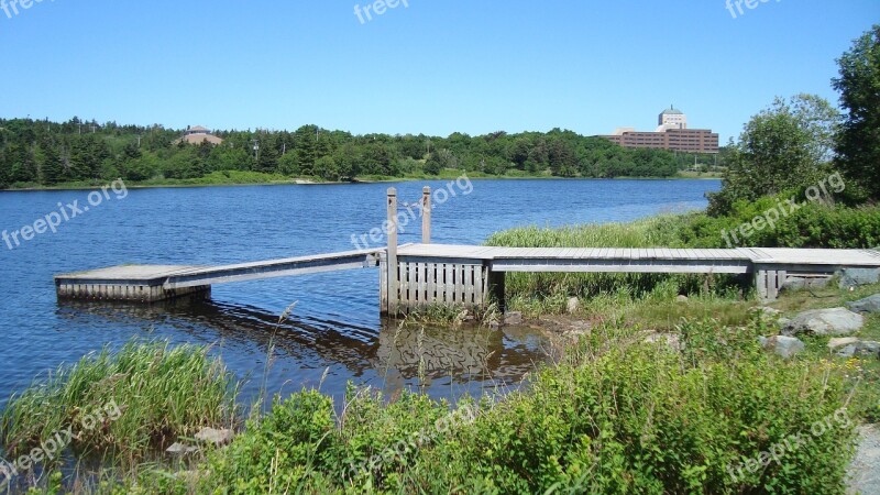 Wharf Dock Jetty Wooden Pond