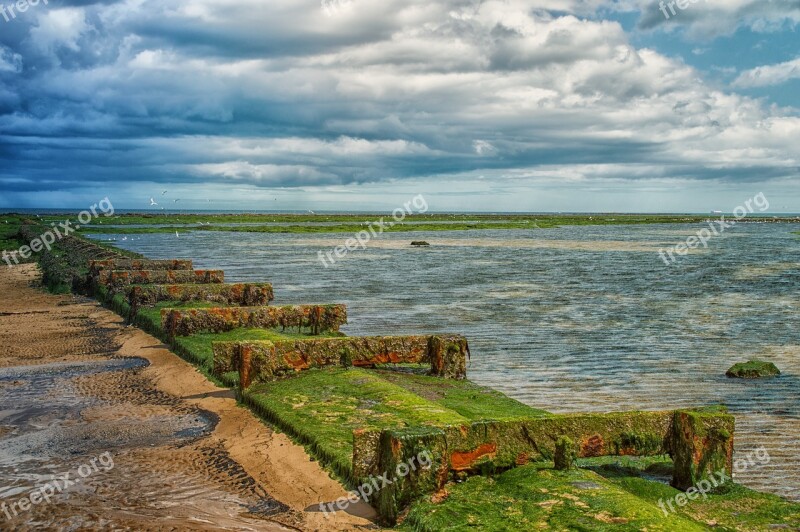 Seascape Redcar England Coast Scenic