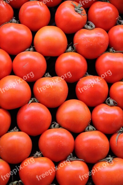 Tomato Market Texture Organic Agriculture