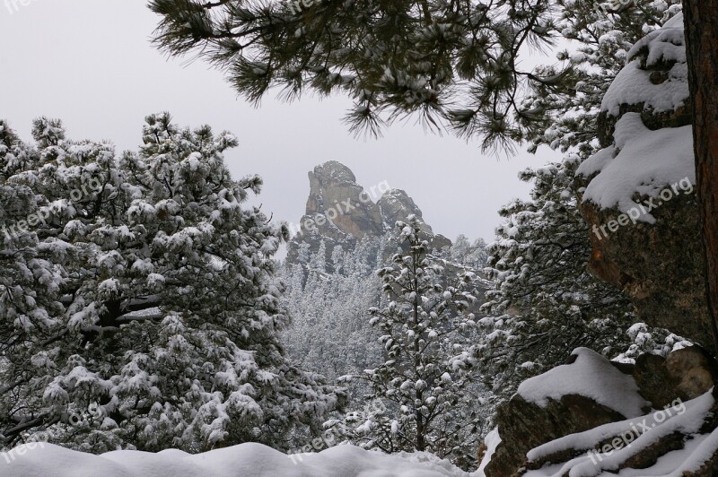 Snow Winter Landscape Weather Nature