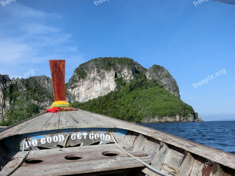 Longboat Phi Phi Thai Sea Tropical