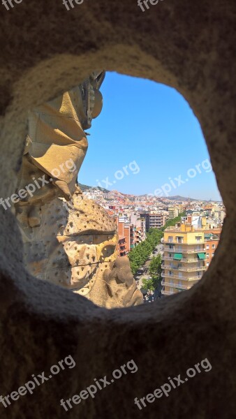 Barcelona Sagrada Sagrada Família Gaudi Construction Art