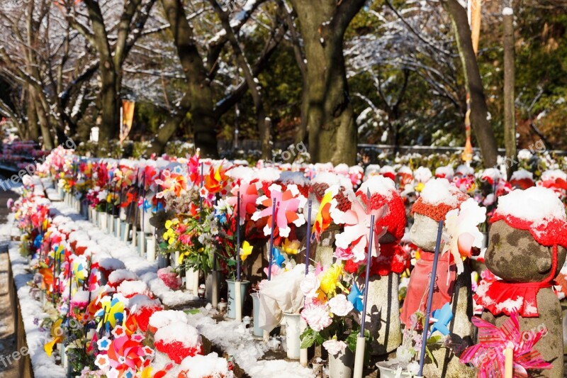 Tokyo Japan Shrine Buddhist Winter