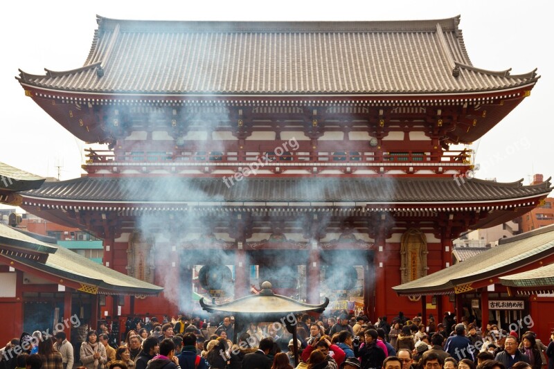 Tokyo Shrine Asakusa Temple Bu