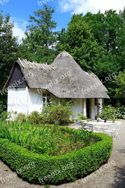 Denmark Odense Thatched Roof House Fynske