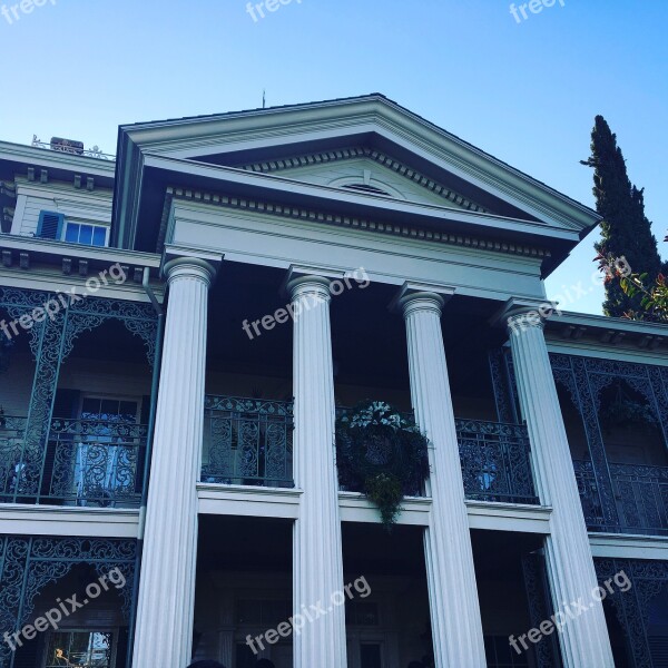 Disneyland Halloween Haunted Mansion Christmas Theme Park