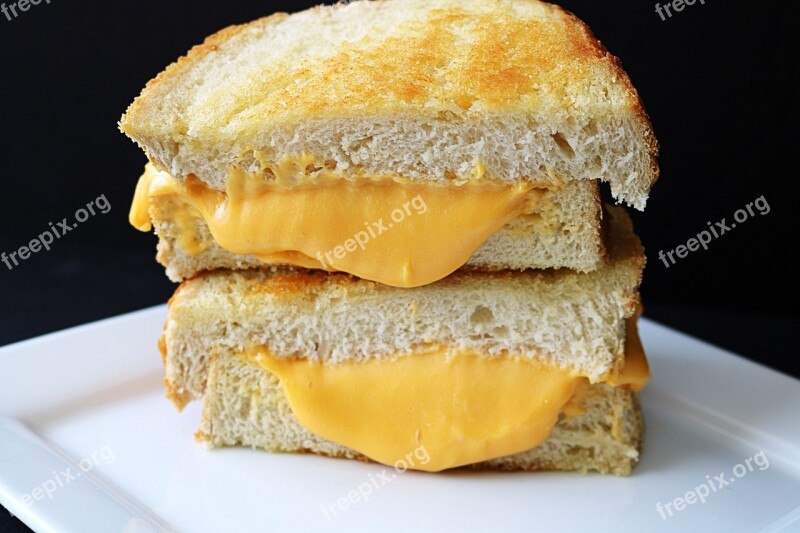 Sandwich Grilled Cheese Sour Dough Cheddar Lunch