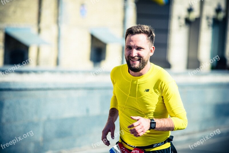 Kiev Marathon Running Free Photos