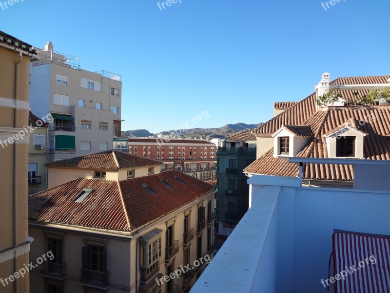 Rooftops Buildings Spain Free Photos