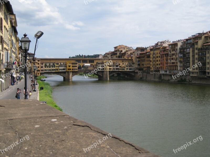 Florence Italy Ponte Vecchio Places Of Interest Architecture