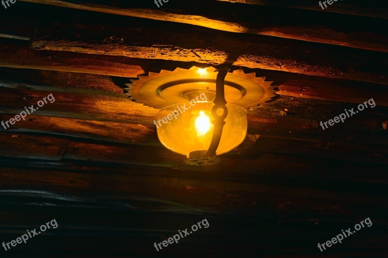 Old Faithful Inn Ceiling Light Electric Light Electricity Bulb