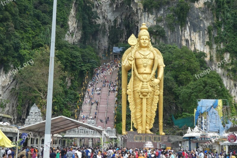 Batu Caves Kong Kuala Hindu Free Photos