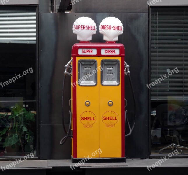 Gas Pump Petrol Petrol Stations Refuel Fuel