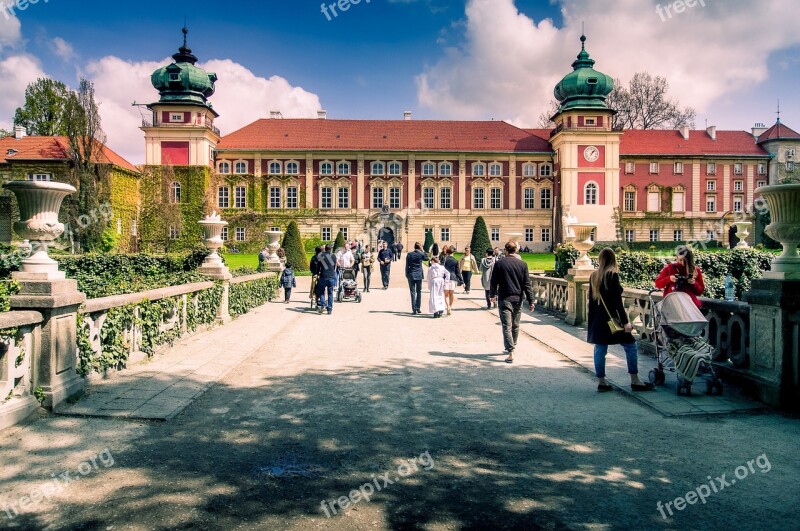 Castle łańcut Poland Architecture Spacer