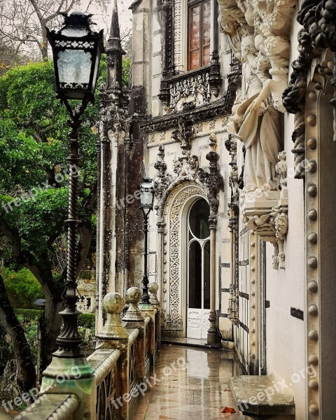 Palace Portugal Sintra Quinta Da Regaleira Architecture