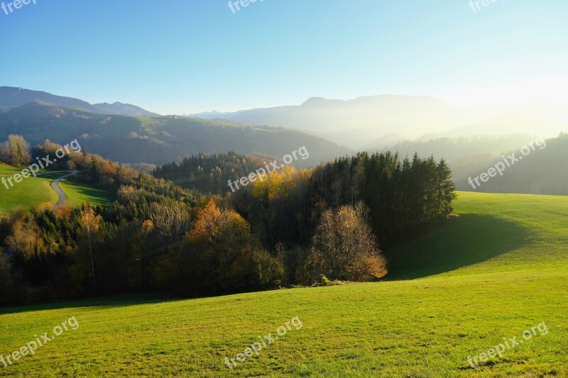 Nature Landscape Autumn Autumn Landscape Fog