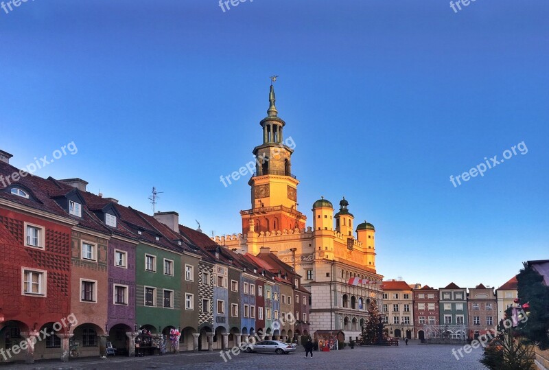 Mikołajki Poznan In The Morning City Old Market