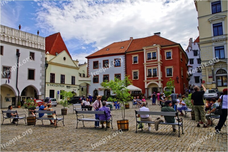 Czech Krumlov Architecture Historical Center Ancient Monuments Free Photos