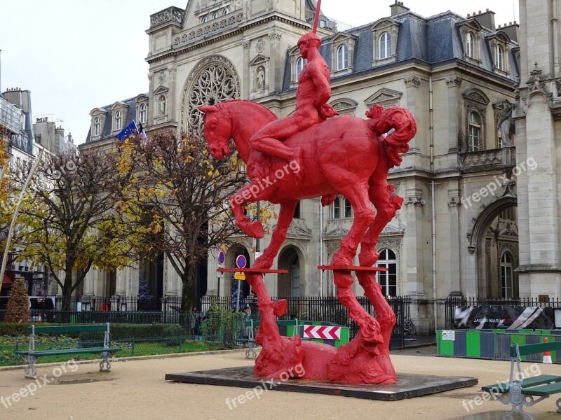 Sculpture Horse Jumper Artwork Reflection