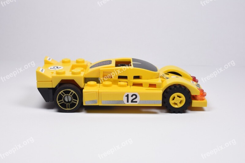 Lego Blocks Lego Car Lego Yellow Car Back