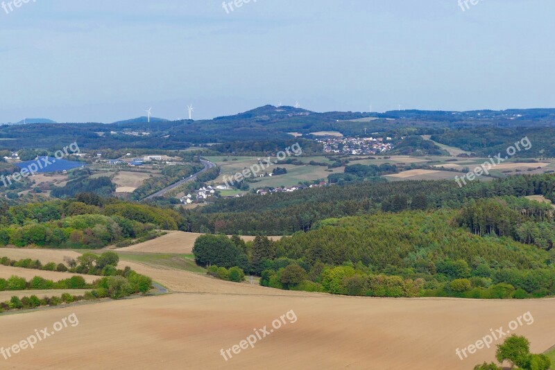 Eifel Vulkaneifel Landscape Nature Agriculture