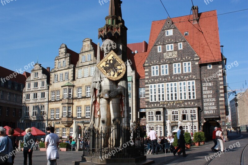 Bremen Roland Marketplace Unesco World Heritage Free Photos