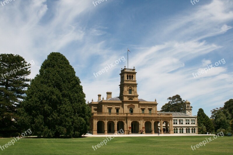 Werribee Park Historical Building Architecture Park Garden