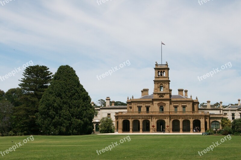 Werribee Park Historical Building Architecture Park Garden