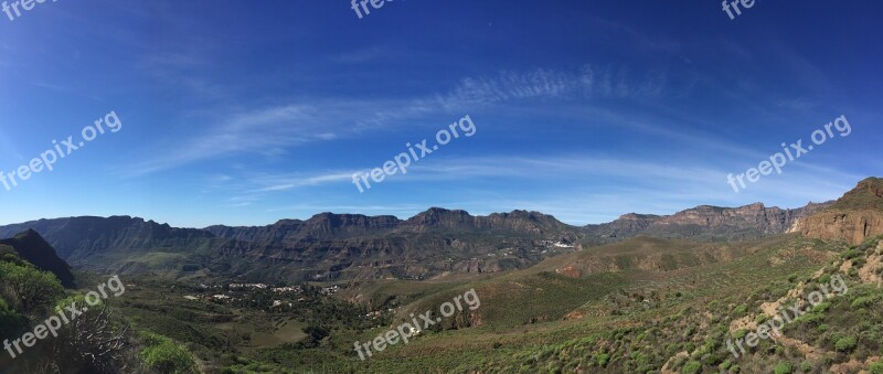 Santa Lucia Gran Canaria Canary Islands Mountains Excursion