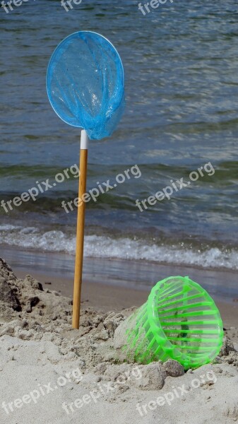 Beach Landing Net Safety Net Children Toys Bucket