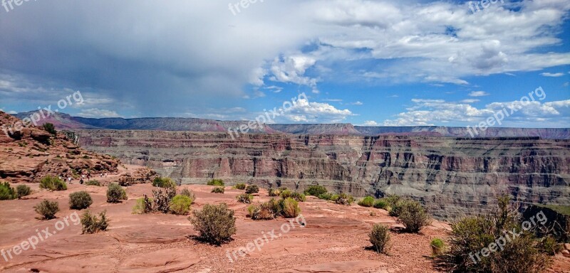 Grand Canyon Landscape Canyon Rock Travel