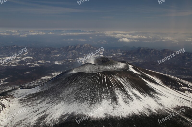 Mountain It Aerial Photograph Winter Mountain Free Photos