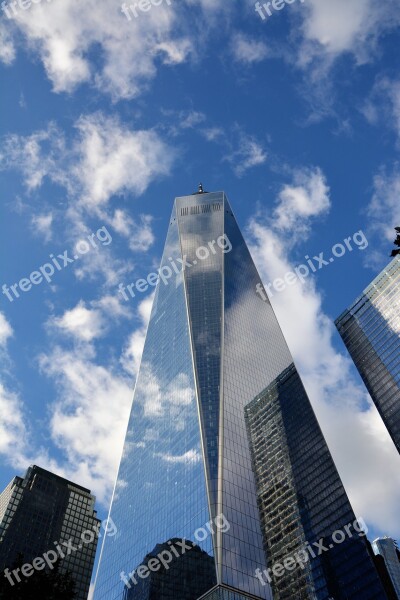 Nyc Wtc Usa Architecture Skyscraper