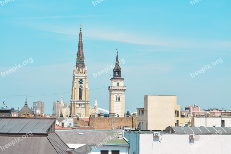 Novi Sad Downtown Main Square Srbija Serbia