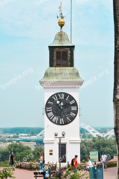 Clock Tower Petrovaradin Fortress Novi Sad Srbija Serbia