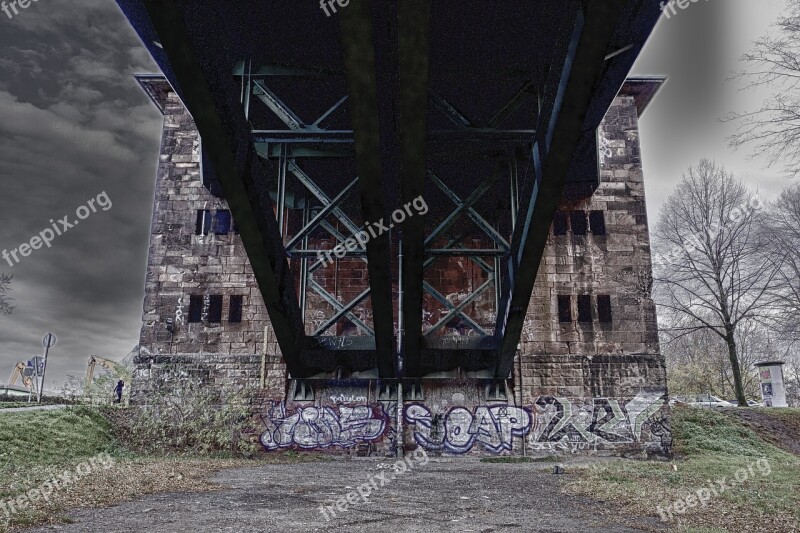 Gloomy Bridge Cologne Color Edited