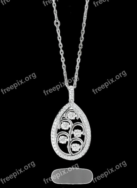 Pendant Diamond Jewelry Jewel Necklace