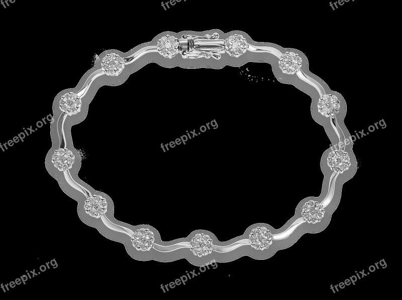 Diamond Diamonds Bracelet Jewelry Gem