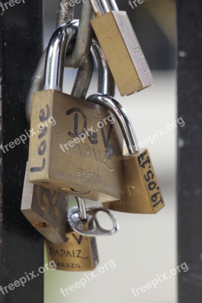 Padlock Love Romantic Padlocks Love Story