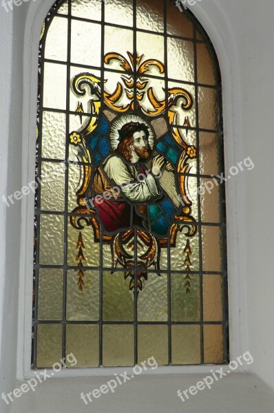 Stained Glass Window Chapel Löschemer Kapelle Wasserliesch Germany