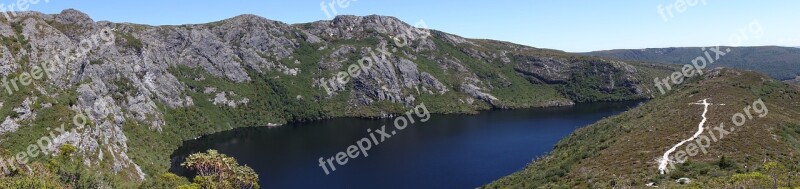 Tasmania Cradle Mountain Mountain Panorama Landscape National Park