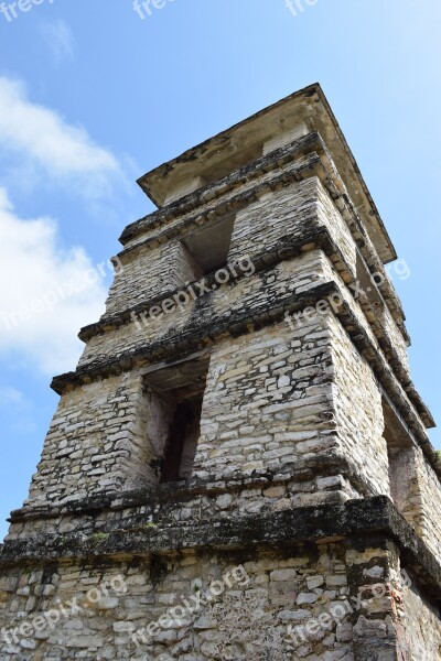 Palenque Mexico Temple Palace Mayan