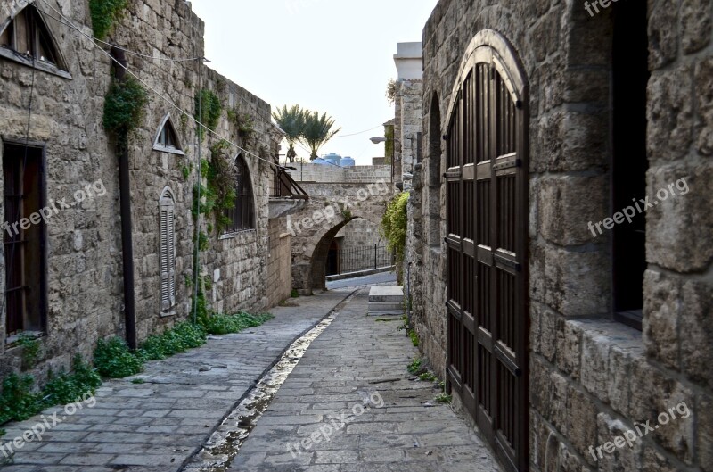 Alley Beirut Byblos Lebanon Old City