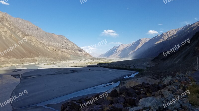 India Ladakh Sky Blue Free Photos